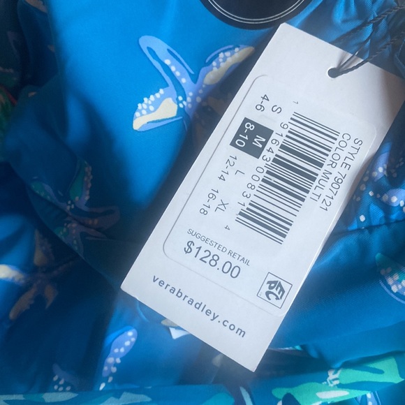 🪸🐠 BNWT Vera Bradley Reversible Swimsuit 🩱 Shore Thing 🐠🪸 - Picture 10 of 12